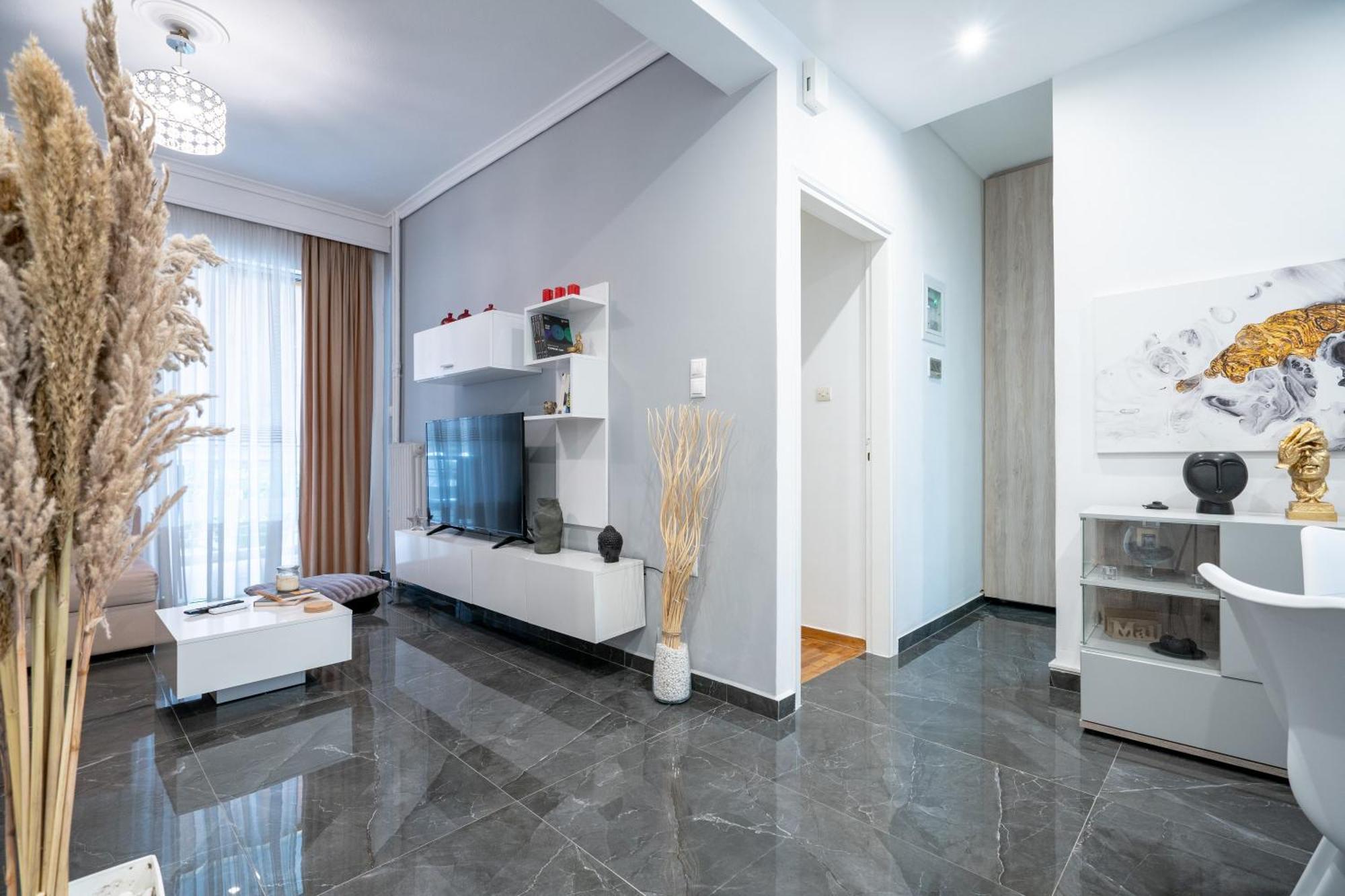 Neo Irakleio Train St. 1 Bedrm 4 Pers. Apartment เอเธนส์ ภายนอก รูปภาพ