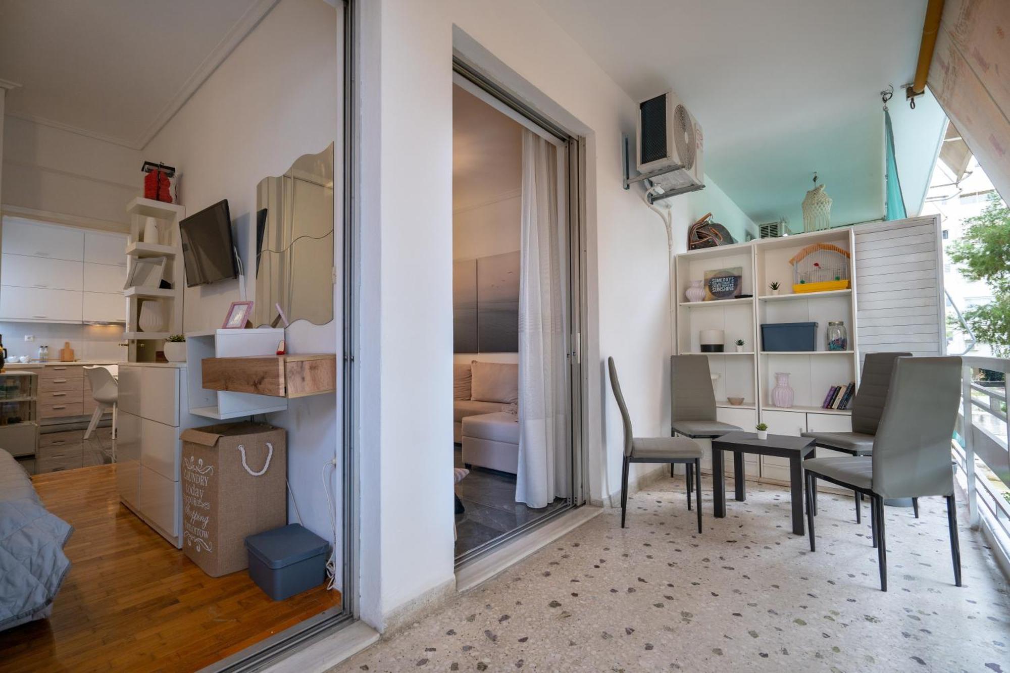Neo Irakleio Train St. 1 Bedrm 4 Pers. Apartment เอเธนส์ ภายนอก รูปภาพ