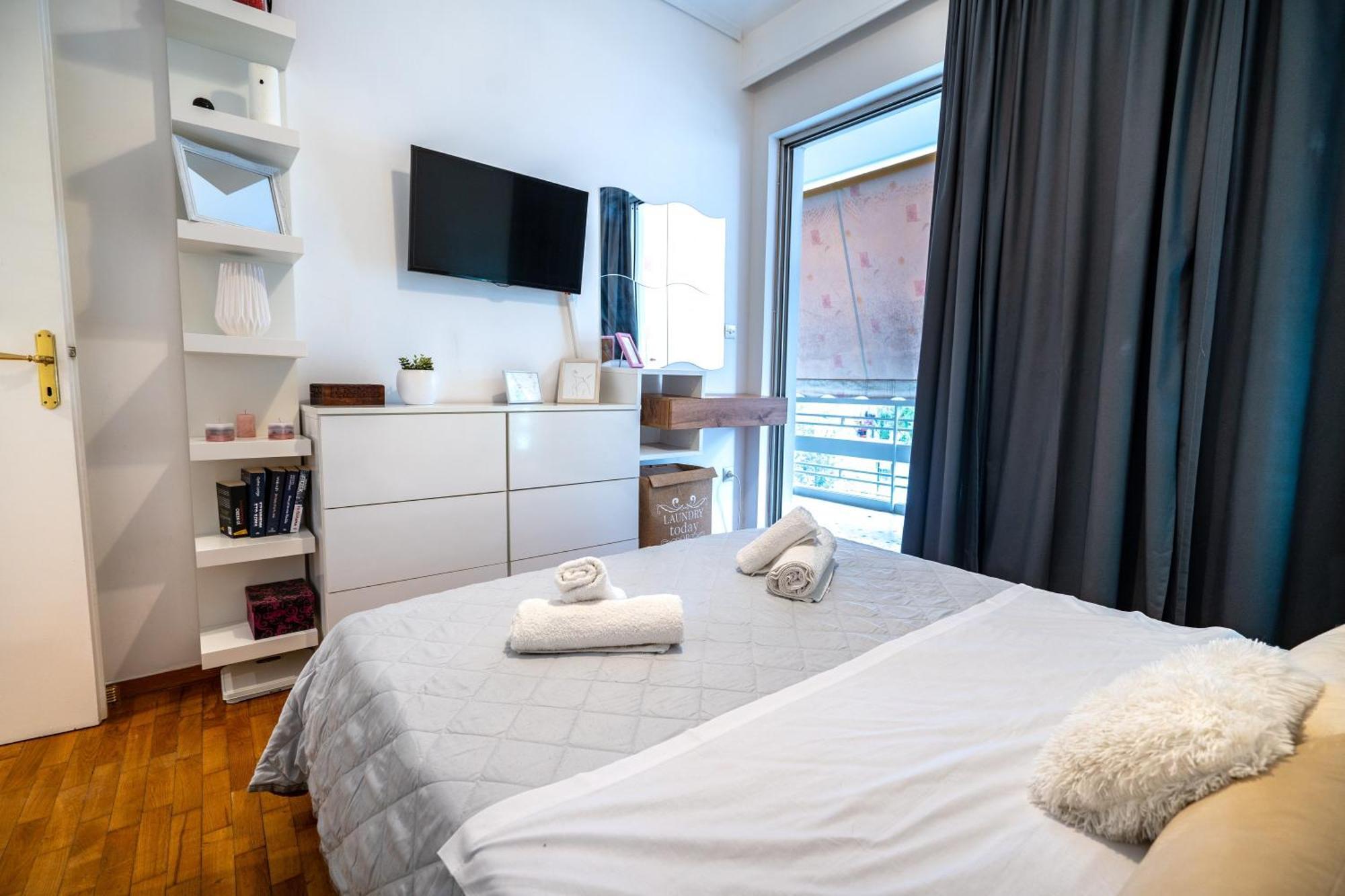 Neo Irakleio Train St. 1 Bedrm 4 Pers. Apartment เอเธนส์ ภายนอก รูปภาพ